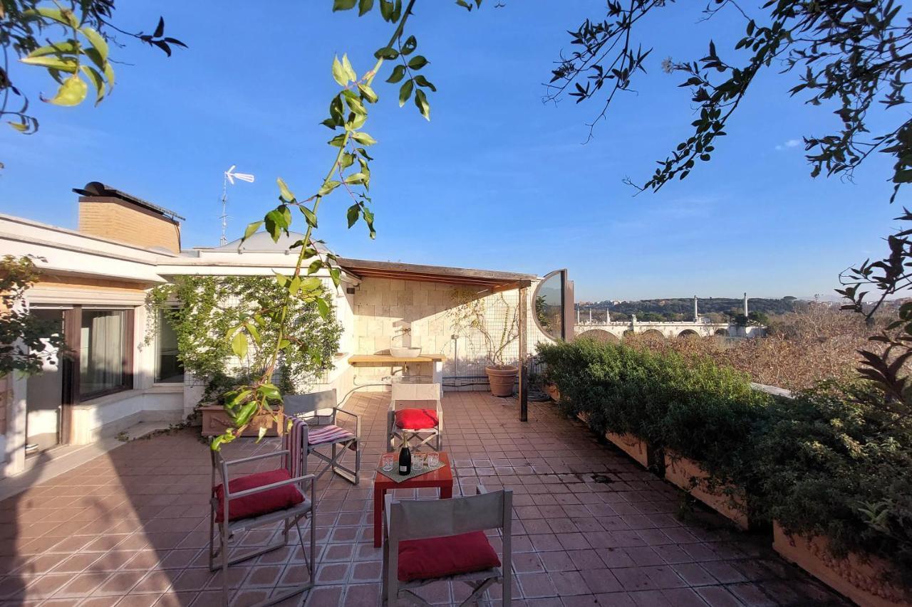Beautiful Loft In Ponte Milvio With Terrace Apartment Рим Екстериор снимка