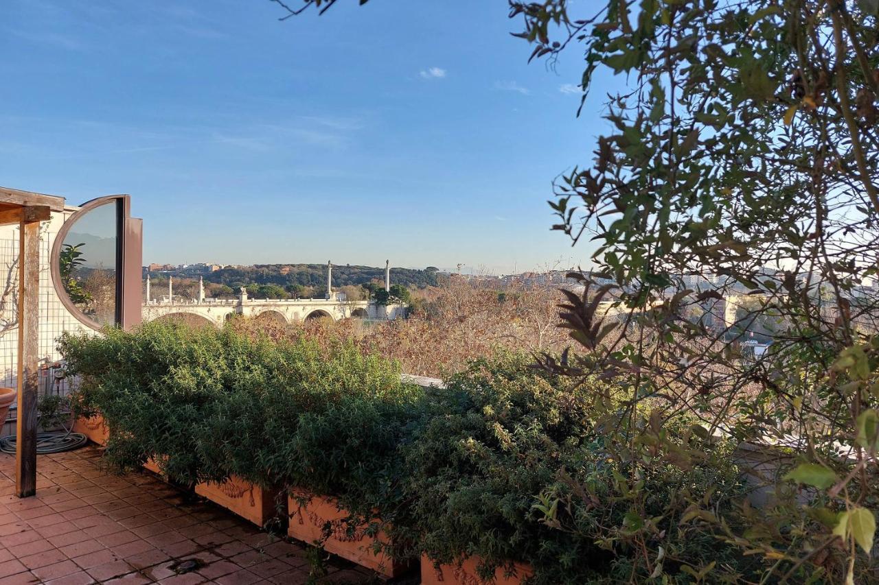 Beautiful Loft In Ponte Milvio With Terrace Apartment Рим Екстериор снимка